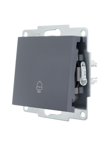 Механизм кнопки звонка СП VESNA графит LEZARD 742-3488-103 фото 2