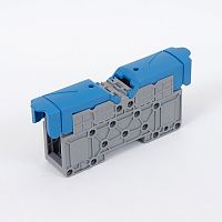 MRK 50B Силовой клеммник на DIN-рейку 50 мм.кв., болт., (синий) (2345) | код 1030034 | ONKA