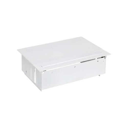 Блок розеточный врезной с крышкой и мет. вводом 4х2P+E бел. Simon 400 45404000-130