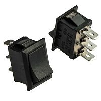 Клавишный переключатель RUICHI KCD1-102-C1-B/3P, ON-ON | код 107350 | Ruichi
