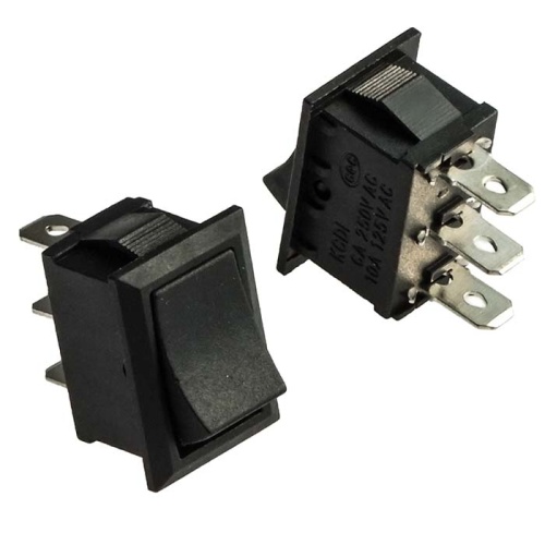 Клавишный переключатель RUICHI KCD1-102-C1-B/3P, ON-ON | код 107350 | Ruichi