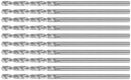 Сверла по металлу HSS шлифованные, угол заточки 135град, 1,5X43 мм (10 шт.) | код 35669М | FIT фото 6