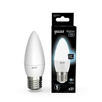 Лампа светодиодная Black Candle E27 9.5Вт 4100К | Код. 103102210 | Gauss
