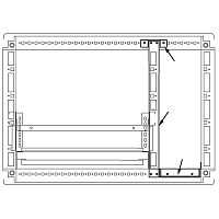 Комплект для создания кабельного отсека, для шкафов DAE/CQE 2000 x 400 | код R5PFI2040 | DKC