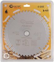 Диск пильный по дереву с тефлоновым покрытием 48Т, Profi plus, 255x1,8/2,6x32/30/25,4/20 мм | код 75-25548Т | FIT