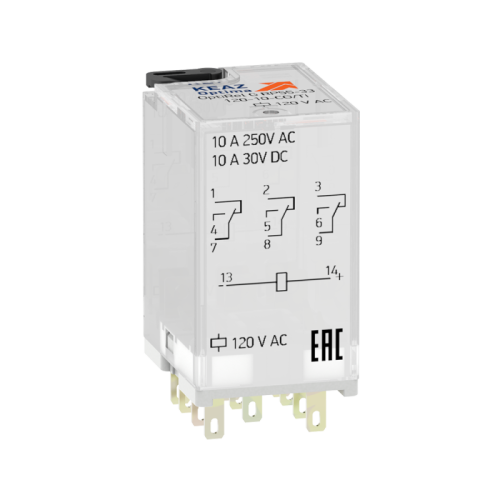 Промежуточное реле OptiRel G RP55-33-240-10-CO/L | код 281088 | КЭАЗ