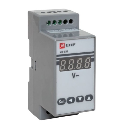 VD-G31 Вольтметр цифровой на DIN однофазный PROxima (без поверки | код vd-g31 | EKF фото 2
