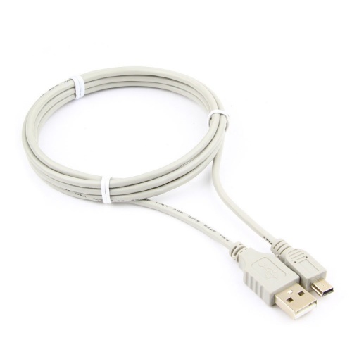 Кабель USB 2.0 Gembird CC-USB2-AM5P-6, AM/miniBM 5P, 1.8м, серый, пакет | код CC-USB2-AM5P-6 | Gembird