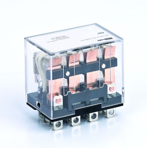Промежуточное реле 4 конт. с LED инд. 10А 127В DC ПР-102 | код 23941DEK | DEKraft