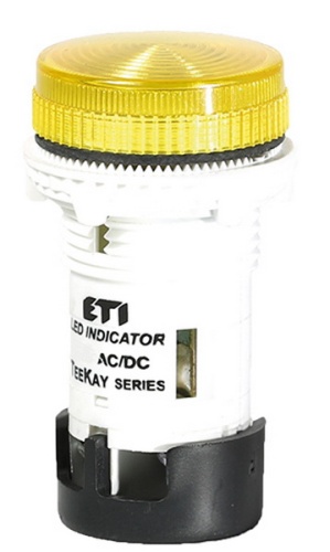 Лампа сигнальная LED матовая TT04U1 24V AC/DC (желтая) 54мм | код 004770745 | ETI