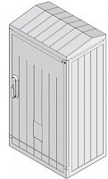 Шкаф полиэстеровый KVR-D 60-80-32 P (В617хШ794хГ320, двухдверный, плоская крыша) | код 001602275 | ETI