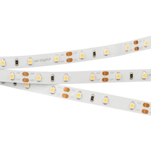 Лента светодиодная RT 2-5000 12V Warm 2700К 3528 300 LED CRI98 4.8Вт/м IP20 (уп.5м) | код 021420(1) | Arlight