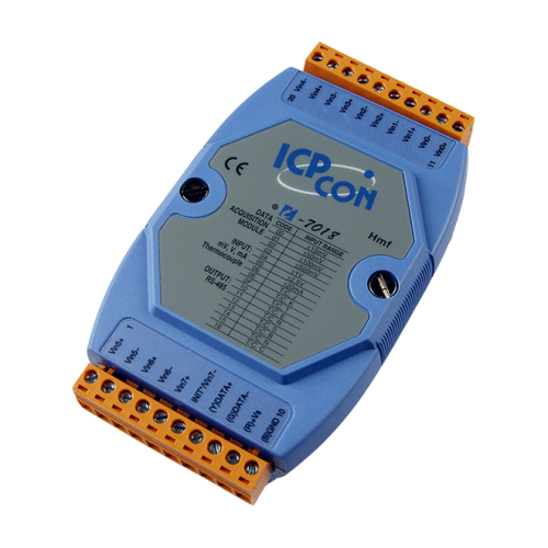 I-7018 CR 8-channel thermocouple input module | код 00-01074651 | ICP DAS