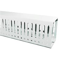555 1006WH, KKD 1006, Перфорированный короб с крышкой, 100x60 (ШxВ) Белый | код 0.0.0.5.551006WH | KLEMSAN