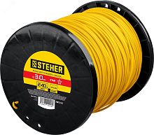 Леска для триммера звезда, 3.0 мм, 240 м | код 75015-3.0 | Steher