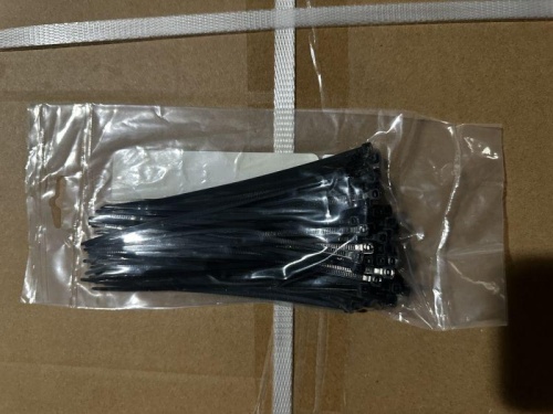 Хомут V02-1B-3.6х150-100 3.6х150 нейл. черн. (уп.100шт) Volsten 12958 фото 5