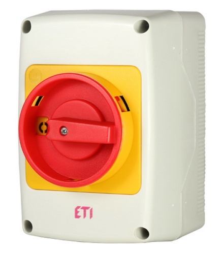 Переключатель CS 32 10 PNGLK (3p_0-1корп./IP65_ж/к_32A_блок.) | код 004773180 | ETI