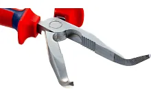 Длинногубцы изогнутые 200 мм серия МАСТЕР | код 77425 | КВТ