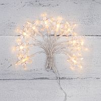 Гирлянда светодиодная Звездочки 1.5 м, 10 LED, прозрачный ПВХ, цвет свечения теплый белый, 2 х АА (батарейки не в комплекте) NEON-NIGHT | код 303-091 | NEON-NIGHT