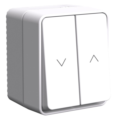 ATLASDESIGN PROFI IP54 2-клавишный ВЫКЛЮЧАТЕЛЬ ДЛЯ ЖАЛЮЗИ, 2хсх.4, БЕЛЫЙ | код ATN540119 | Systeme Electric