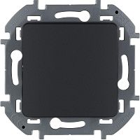 Выключатель одноклавишный INSPIRIA 10 AX 250 В~ антрацит | код 673603 | Legrand