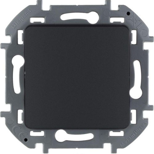 Выключатель одноклавишный INSPIRIA 10 AX 250 В~ антрацит | код 673603 | Legrand