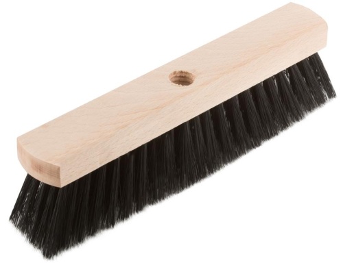 Щетка для пола деревянная, овальная, 5-ти рядная, 265 мм | код 68041 | FIT фото 3