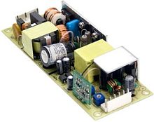 Источник питания AC-DC, 60Вт, вход 90…305В AC, 47…63Гц/127…431В DC, ККМ, выход 24В/2.5А, рег. выхода 22…27В/1.5…2.5A, изоляция 3750В AC, на плате 147х53х27, -40…+70С | код HLP-60H-24 | MeanWell