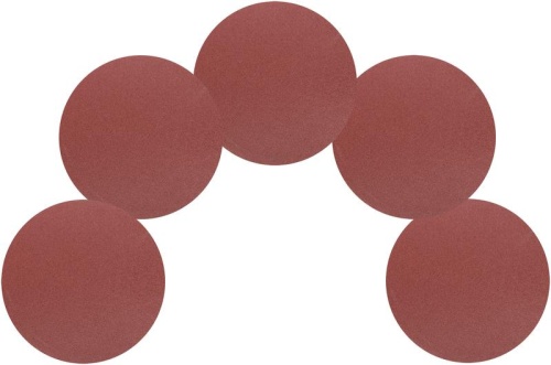 Круги шлифовальные сплошные (липучка), алюминий-оксидные, 125 мм, 5 шт Р 120 | код 39656 | FIT фото 5