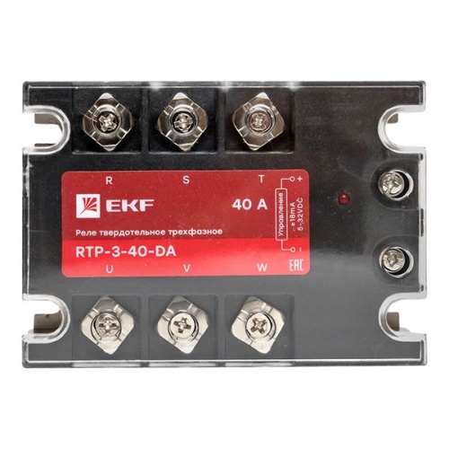 Реле твердотельное трехфазное RTP-40-DA PROxima | код rtp-3-40-da | EKF фото 5 Реле твердотельное трехфазное RTP-40-DA PROxima | код rtp-3-40-da | EKF фото 5
