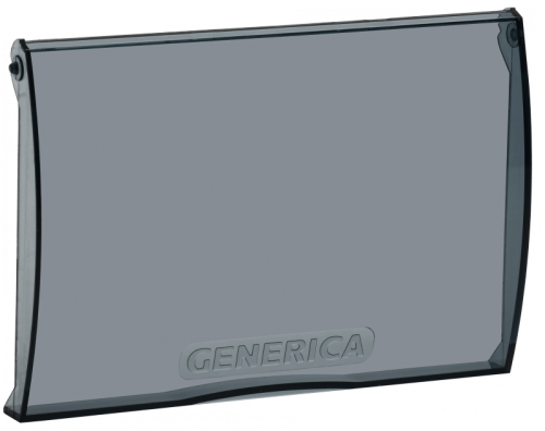 Дверца для корпуса пластикового ЩРН(В)-П-8 GENERICA | код MKP10D-DV-08-K08-G | GENERICA by IEK