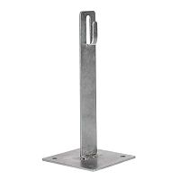 Держатель кровельный с подставкой h100/65мм CZ PROxima | код lp-d2106-cz | EKF