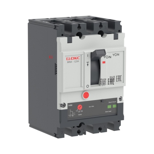 Авт. выкл. YON pro MNX125H 3P 40A 150kA при AC415V расц. TMM | код MNX125H3PTMM0040 | DKC