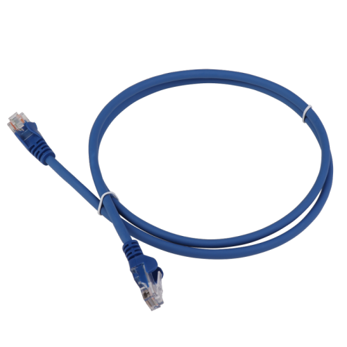 Патч-корд LANMASTER LSZH UTP кат.5e, 15 м, синий | код LAN-PC45/U5E-15-BL | LANMASTER