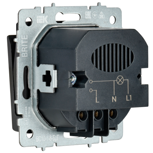 BRITE Выключ. карточный 30А ВС10-1-8-БрГ граф. IEK | код BR-V11-0-10-K53 | IEK фото 2