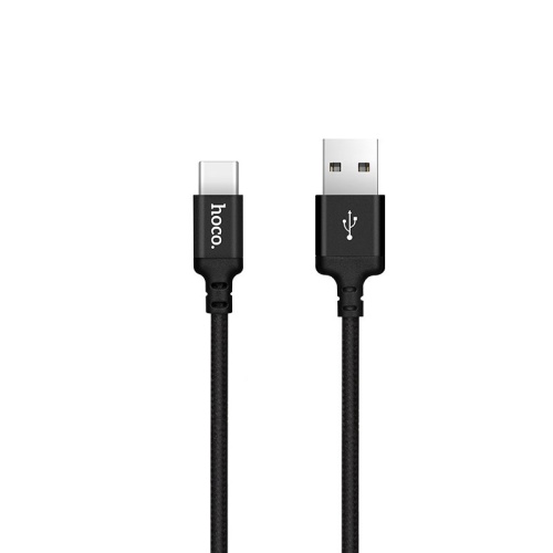 Кабель USB 2.0 hoco X14, AM/Type-C M, черный, 1м | код 6957531062868 | Hoco