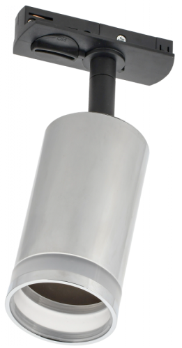 Светильник 4116 декор. трековый поворотный GU10 хром IEK | код LT-USB0-4116-GU10-1-K23 | IEK