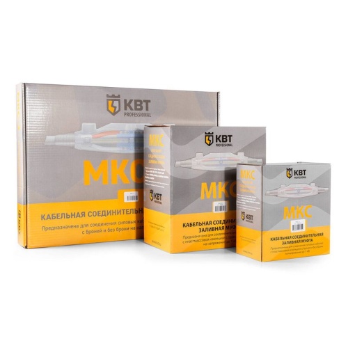 Муфта кабельная заливная соединительная МКС-3(Б) КВТ 102650 фото 4