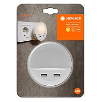 Светильник LUNETTA USB 13Вт 3000К 3лм 220-240В IP20 с сенсором бел. и USB | код 4058075266902 | LEDVANCE