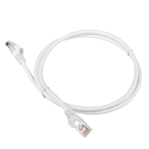 Патч-корд LANMASTER LSZH UTP кат.5e, 0.5 м, белый | код LAN-PC45/U5E-0.5-WH | LANMASTER