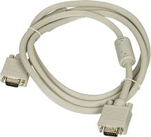 Кабель VGA (m) VGA (m) 1.8м феррит.кольца серый | код 28723 | NONAME