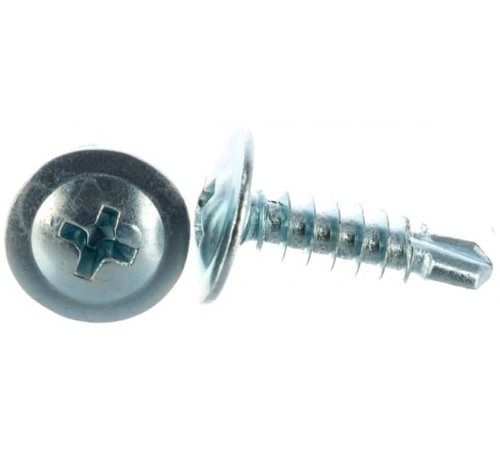 Саморез металл/металл 4.2х16 сверло цинк 200 шт | код screw-m-4.2x16s-200 | ЭТМ-Крепеж