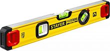 Уровень Stayer 3480-040 пузырьковый 3глаз. магнит. желтый | код 1918685 | STAYER