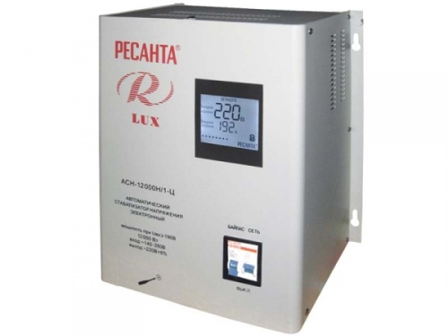 Стабилизатор АСН-12000 Н/1-Ц Ресанта Lux | код 63/6/22 | РЕСАНТА