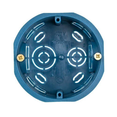 Коробка установочная КМТ-010-033 для твердых стен (71х45) с саморезами IP20 розничный стикер PROxima | код plc-kmt-010-033-r | EKF фото 4