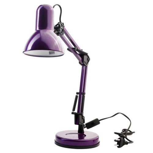 Светильник KD-313 C12 настол. 230В 60Вт E27 фиол. Camelion 13644 фото 5