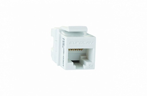 Модуль розеточный Keystone категории 5e UTP 1xRJ45 T568A/B белый | код 16B-U5-03WT | Eurolan