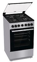 Плита Комбинированная Gorenje GK5B40SH серебристый (стеклянная крышка) реш.сталь | код 1860090 | GORENJE