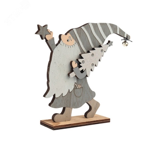 Фигурка деревянная Гномик 17х4х15 см | код 504-004 | Neon-Night