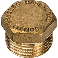 Пробка НР 1/2' никелированная | код SFT-0024-000012 | STOUT